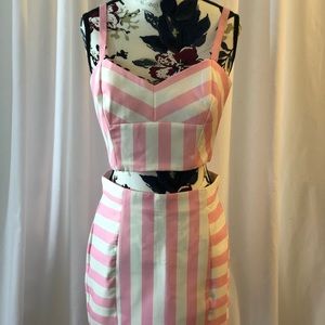 2 pc set Crop Top and Skirt